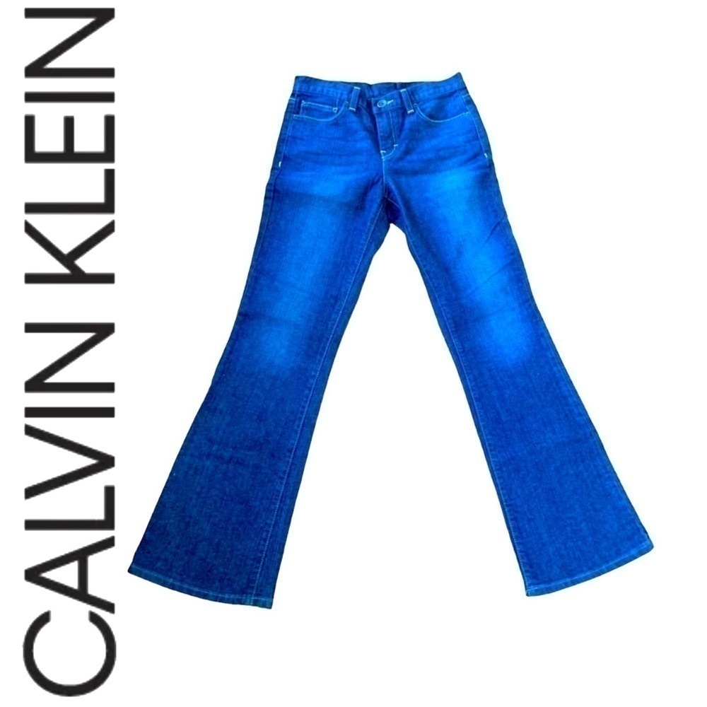 CALVIN KLEIN Fit and Flare Fit Blue Denim Jeans Size 8